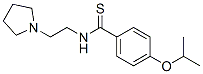 p-Isopropoxy-N-[2-(1-pyrrolidinyl)ethyl]benzothioamide