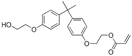 2-[4-[1-[4-(2-hydroxyethoxy)phenyl]-1-methylethyl]phenoxy]ethyl acrylate