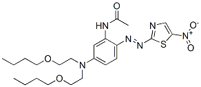 N-[5-[bis(2-butoxyethyl)amino]-2-[(5-nitrothiazol-2-yl)azo]phenyl]acetamide