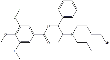 α-[1-[N-(4-Hydroxybutyl)-N-propylamino]ethyl]benzyl=3,4,5-trimethoxybenzoate