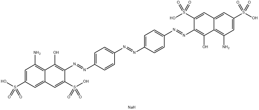 2,7-Naphthalenedisulfonic acid, 3,3'-[azobis(4,1-phenyleneazo) ]bis[5-amino-4-hydroxy-, tetrasodium salt