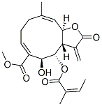 (3aS,4S,5S,6E,10E,11aR)-2,3,3a,4,5,8,9,11a-Octahydro-5-hydroxy-10-methyl-3-methylene-4-[[(Z)-2-methyl-1-oxo-2-butenyl]oxy]-2-oxocyclodeca[b]furan-6-carboxylic acid methyl ester