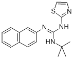 Guanidine, 1-tert-butyl-2-(2-naphthyl)-3-(2-thiazolyl)-