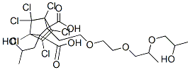 1,4,5,6,7,7-Hexachlorobicyclo[2.2.1]hept-5-ene-2,3-dicarboxylic acid 2-[2-[2-[2-(2-hydroxypropoxy)propoxy]ethoxy]ethyl]3-(2-hydroxypropyl) ester