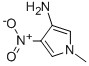 1H-Pyrrol-3-amine,1-methyl-4-nitro-(9CI)