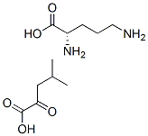 L-ornithine (4-methyl-2-oxopentanoate)
