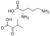 L-ornithine (3-methyl-2-oxobutyrate)