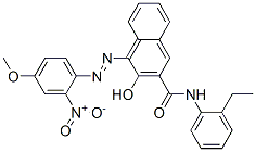 N-(2-ethylphenyl)-3-hydroxy-4-[(4-methoxy-2-nitrophenyl)azo]naphthalene-2-carboxamide