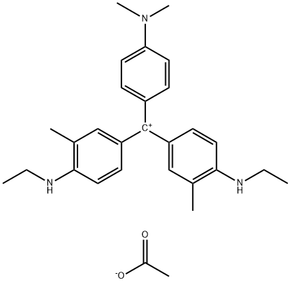 Methylium, 4-(dimethylamino)phenylbis4-(ethylamino)-3-methylphenyl-, acetate