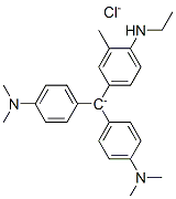 Methylium, bis[4-(dimethylamino)phenyl] [4-(ethylamino)-3-methylphenyl]-, chloride