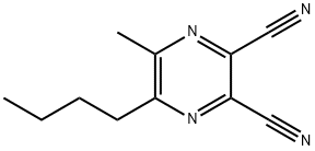 5-Methyl-6-butyl-2,3-pyrazinedicarbonitrile