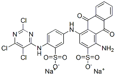 disodium 1-amino-9,10-dihydro-9,10-dioxo-4-[[3-sulphonato-4-[(2,5,6-trichloropyrimidin-4-yl)amino]phenyl]amino]anthracene-2-sulphonate