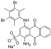 sodium 1-amino-4-[(3,5-dibromo-2,4,6-trimethylphenyl)amino]-9,10-dihydro-9,10-dioxoanthracene-2-sulphonate