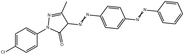 2-(4-Chlorophenyl)-2,4-dihydro-5-methyl-4-[[4-(phenylazo)phenyl]azo]-3H-pyrazol-3-one