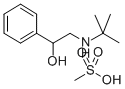 2-t-Butylamino-1-phenylethanol methanesulfonate