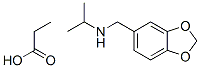 N-(benzo[1,3]dioxol-5-ylmethyl)propan-2-amine, propanoic acid