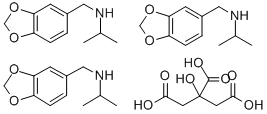 1,3-Benzodioxole-5-methanamine, N-(1-methylethyl)-, 2-hydroxy-1,2,3-pr opanetricarboxylate (3:1)