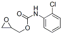 Carbamic acid, N-(2-chlorophenyl)-, oxiranylmethyl ester