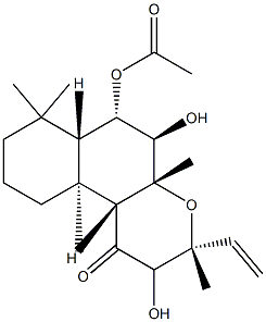 (3R,6aα)-6β-Acetyloxy-3α-vinyldodecahydro-5α,10bα-dihydroxy-3,4aβ,7,7,10aβ-pentamethyl-1H-naphtho[2,1-b]pyran-1-one
