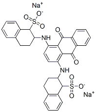 disodium [(9,10-dihydro-9,10-dioxoanthracene-1,4-diyl)diimino]bis(1,2,3,4-tetrahydronaphthalenesulphonate)