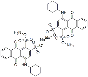 disodium 1-amino-4-(cyclohexylamino)-9,10-dihydro-9,10-dioxoanthracenedisulphonate