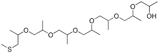 4,7,10,13,16,19-Hexamethyl-5,8,11,14,17,20-hexaoxa-2-thiatricosan-22-ol