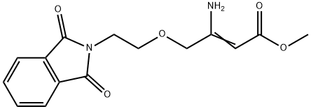 3-Amino-4-[2-(1,3-dihydro-1,3-dioxo-2H-isoindol-2-yl)ethoxy]-2-butenoic Acid Methyl Ester