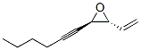 Oxirane, 2-ethenyl-3-(1-hexynyl)-, trans- (9CI)