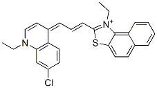 2-[3-(7-Chloro-1-ethyl-1,4-dihydroquinoline-4-ylidene)-1-propenyl]-1-ethylnaphtho[1,2-d]thiazole-1-ium