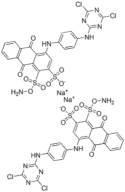 disodium 1-amino-4-[[4-[(4,6-dichloro-1,3,5-triazin-2-yl)amino]phenyl]amino]-9,10-dihydro-9,10-dioxoanthracenedisulphonate