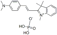 2-[2-[4-(dimethylamino)phenyl]vinyl]-1,3,3-trimethyl-3H-indolium dihydrogen phosphate