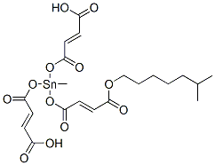 4,4',4''-[(Methylstannylidyne)tris(oxy)]tris(4-oxo-2-butenoic acid 6-methylheptyl) ester