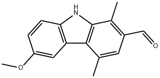 6-methoxy-1,4-dimethyl-9H-carbazole-2-carbaldehyde