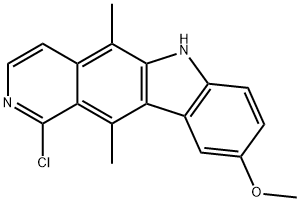 1-chloro-9-methoxy-5,11-dimethyl-6H-pyrido[4,3-b]carbazole