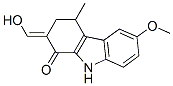 2,3,4,9-tetrahydro-2-(hydroxymethylene)-6-methoxy-4-methyl-1H-carbazol-1-one