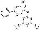 5-[[4,6-Di(1-aziridinyl)-1,3,5-triazin-2-yl]amino]-2-phenyl-1,3-dioxane-5-methanol