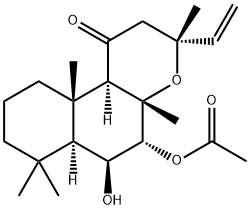 (3R,6aα,10bα)-5α-Acetyloxy-3α-vinyldodecahydro-6β-hydroxy-3,4aβ,7,7,10aβ-pentamethyl-1H-naphtho[2,1-b]pyran-1-one