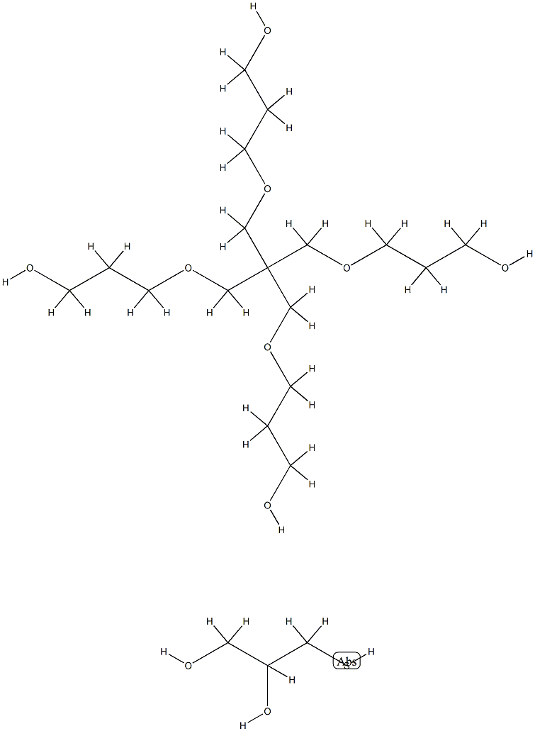 Polyoxy(methyl-1,2-ethanediyl), .alpha.-hydro-.omega.-hydroxy-, ether with 2,2-bis(hydroxymethyl)-1,3-propanediol (4:1), 2-hydroxy-3-mercaptopropyl ether