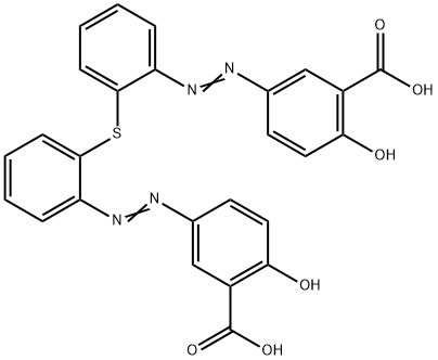 Benzoic acid, 3,3'-[thiobis(2,1-phenyleneazo)]bis[6-hydroxy-