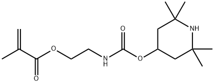 2-[[[(2,2,6,6-Tetramethyl-4-piperidinyl)oxy]carbonyl]amino]ethyl 2-methyl-2-propenoate