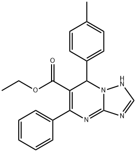 ethyl 7-(4-methylphenyl)-5-phenyl-4,7-dihydro[1,2,4]triazolo[1,5-a]pyrimidine-6-carboxylate