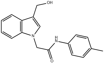 2-(3-HYDROXYMETHYL-INDOL-1-YL)-N-P-TOLYL-ACETAMIDE