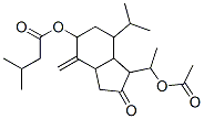 3-Methylbutyric acid [1-(1-acetoxyethyl)octahydro-4-methylene-7-isopropyl-2-oxo-1H-inden-5-yl] ester