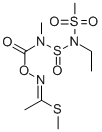 Ethanimidothioic acid, N-(((((ethyl(methylsulfonyl)amino)sulfinyl)meth ylamino)carbonyl)oxy)-, methyl ester