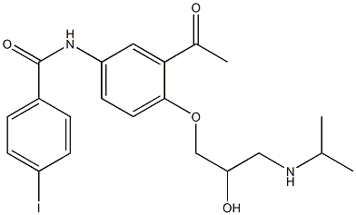 4-iodobenzoylacebutolol