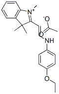 2-[2-[(4-ethoxyphenyl)amino]vinyl]-1,3,3-trimethyl-3H-indolium acetate