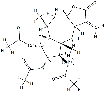(3aR)-5β,6α,7α-Tris(acetyloxy)-3aα,4,4a,5,6,7,7aα,8,9,9aα-decahydro-4aβ,8α-dimethyl-3-methyleneazuleno[6,5-b]furan-2(3H)-one