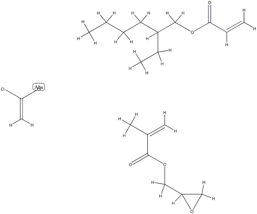 2-Propenoic acid, 2-methyl-, oxiranylmethyl ester, polymer with 1,1-dichloroethene and 2-ethylhexyl 2-propenoate