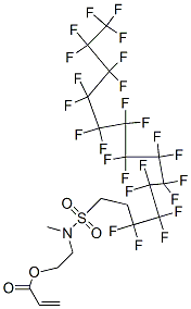 2-[methyl[(3,3,4,4,5,5,6,6,7,7,8,8,9,9,10,10,11,11,12,12,13,13,14,14,14-pentacosafluorotetradecyl)sulphonyl]amino]ethyl acrylate
