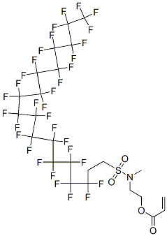 2-[methyl[(3,3,4,4,5,5,6,6,7,7,8,8,9,9,10,10,11,11,12,12,13,13,14,14,15,15,16,16,17,17,18,18,18-tritriacontafluorooctadecyl)sulphonyl]amino]ethyl acrylate
